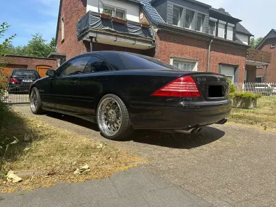 Brugt Mercedes CL55 AMG AMG 500 HK (367 kW) 2003 Sort Coupe