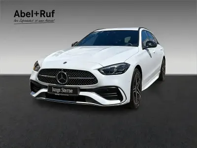 Gebraucht Mercedes C300e AMG 313 PS (230 kW) 2023 Weiß Limousine