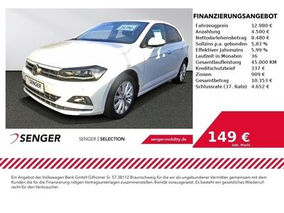 gebraucht VW Polo 1.0 TSi Highline LED Bluetooth PDC Sitzheiz