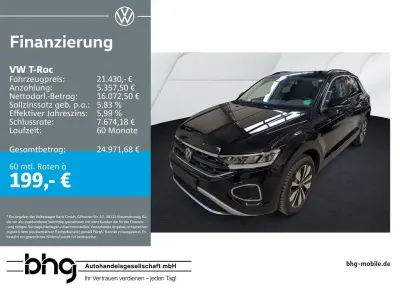 Gebraucht VW T-Roc Goal 116 PS (85 kW) 2025 Grenadillschwarz metallic SUV