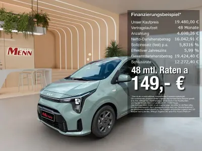 Ny Kia Picanto Vision 68 HK (50 kW) 2026 Grøn Hatchback