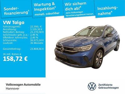 Gebraucht VW Taigo Goal 116 PS (85 kW) 2024 Reef blue metallic SUV