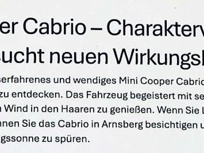 Usata Mini Cooper Cabriolet 116 CV (85 kW) 2006 Verde Cabrio