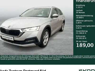 Gebraucht Skoda Octavia Scout 4x4 150 PS (110 kW) 2022 Brillantsilber metallic Kombi