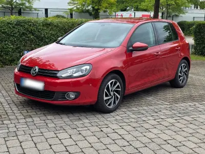 Gebraucht VW Golf VI Highline 160 PS (117 kW) 2011 Rot Kleinwagen