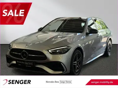 Gebraucht Mercedes C300e AMG 313 PS (230 kW) 2023 Lack hightechsilber Kombi