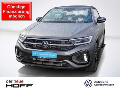 Gebraucht VW T-Roc Cabriolet R-line Edition 150 PS (110 kW) 2023 Indiumgrau  matt/schwarz Cabrio