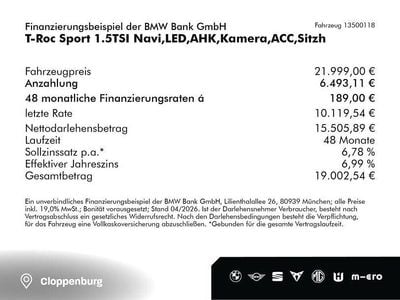 Occasion VW T-Roc Sportline 150 PK (110 kW) 2021 Andere SUV