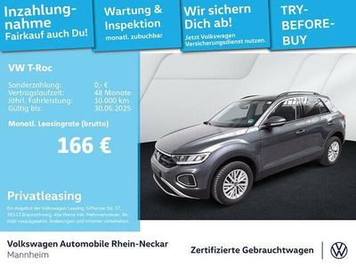 Gebraucht VW T-Roc Life 116 PS (85 kW) 2024 Indiumgrau metallic SUV