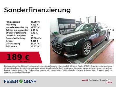 Gebraucht Audi A4 Advanced Plus 204 PS (150 kW) 2023 Mythosschwarz metallic Kombi