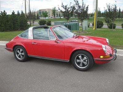 Usata Porsche 911 125 CV (91 kW) 1971 Rosso Cabrio