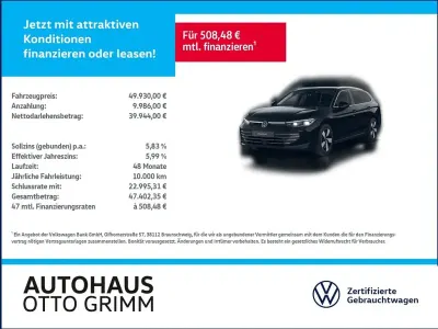 Occasion VW Passat Business 150 ch (110 kW) 2026 Noir Break