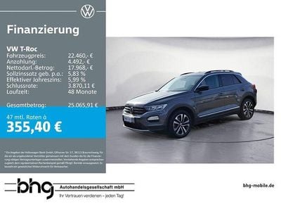 Gebraucht VW T-Roc IQ Drive 150 PS (110 kW) 2019 Grau SUV