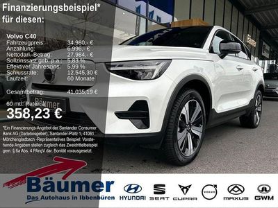 Weiß Gebraucht 2022 Volvo C40 Plus SUV | 34.980 € (Etwas zu teuer)