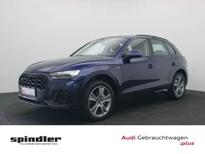 Gebraucht Audi Q5 S-Line 367 PS (269 kW) 2022 Navarrablau metallic SUV
