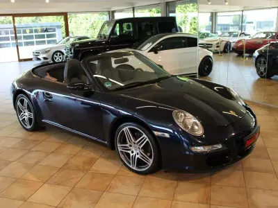 Gebraucht Porsche 911 Carrera Cabriolet 325 PS (239 kW) 2007 Blau Cabrio