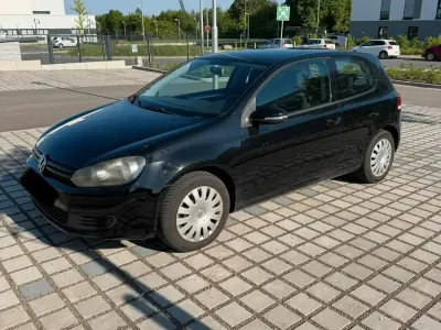 Gebraucht VW Golf VI Trendline 80 PS (58 kW) 2009 Schwarz Kleinwagen