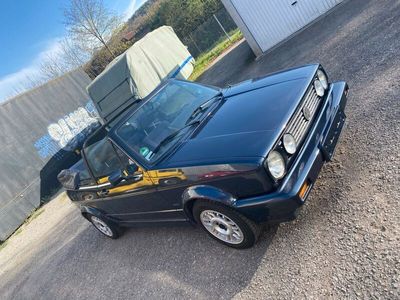 gebraucht VW Golf Cabriolet Blau elektrisches Verdeck