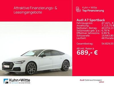 Gebraucht Audi A7 S-Line 245 PS (180 kW) 2022 Weiß Limousine