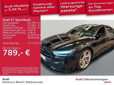 Mythosschwarz metallic Gebraucht 2022 Audi S7 Ambiente Kleinwagen | 64.795 € (Etwas zu teuer)