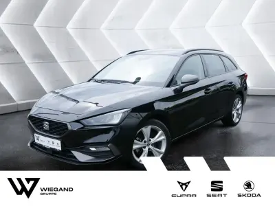 Używany Seat Leon FR 150 KM (110 kW) 2021 Czarny Sedan/Limuzyna