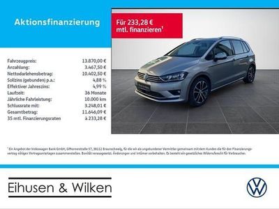 Gebraucht VW Golf Sportsvan Comfortline 125 PS (91 kW) 2016 Silber Van / Kleinbus