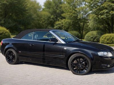 Gebraucht Audi A4 Cabriolet S-Line 2008 Schwarz Cabrio