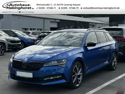 Gebraucht Skoda Superb SportLine 200 PS (147 kW) 2022 Blau Kombi