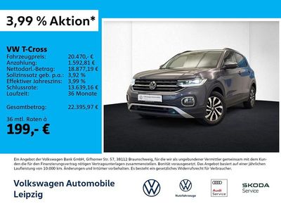 Usata VW T-Cross Active 110 CV (80 kW) 2022 Grigio SUV