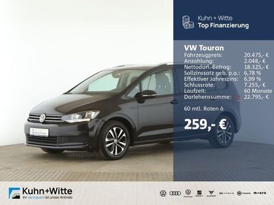 Deep black perleffekt Gebraucht 2019 VW Touran IQ Drive Van / Kleinbus | 20.925 € (Etwas zu teuer)