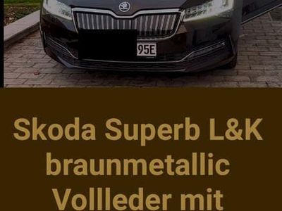 Braun Gebraucht 2020 Skoda Superb LAURIN & KLEMENT Kombi | 22.900 €