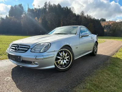 Gebraucht Mercedes SLK200 Edition 163 PS (119 kW) 2001 Silber Cabrio