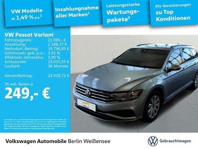 Silber Gebraucht 2022 VW Passat Conceptline Kombi | 21.985 € (Guter Preis)