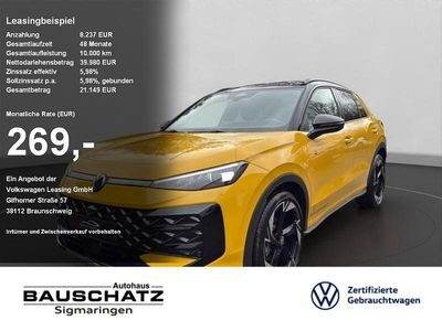 Gebraucht VW T-Roc R-line 150 PS (110 kW) 2025 Schwarz SUV