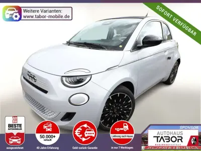 Neu Fiat 500C La Prima 65 PS (47 kW) 2026 Ice weiß Cabrio