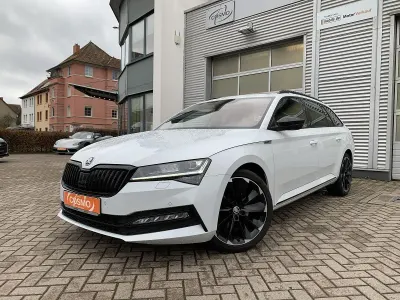 Gebraucht Skoda Superb SportLine 190 PS (139 kW) 2020 Weiß Kombi