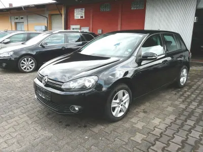 Gebraucht VW Golf VI Comfortline 80 PS (58 kW) 2009 Schwarz Kleinwagen