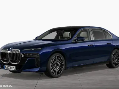 Gebraucht BMW 750e M Sport 313 PS (230 kW) 2024 Bmw individual tansanitblau Limousine