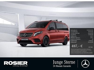 Gebraucht Mercedes V300 Exclusive 237 PS (174 kW) 2023 Rot / hyazinthrot Van / Kleinbus
