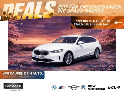 Ny BMW i5 Sport Line 250 kW (340 HK) 2026 Hvid Stationcar