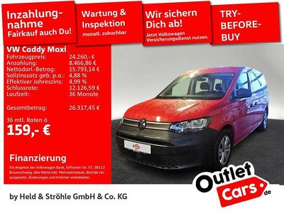 Käytetty VW Caddy R 122 HP (89 kW) 2022 Punainen Tila-auto