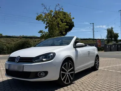 Gebraucht VW Golf Cabriolet 140 PS (102 kW) 2015 Weiß Cabrio