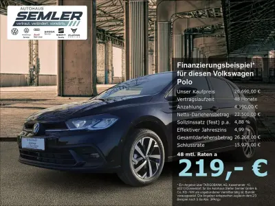 Gebraucht VW Polo Goal 116 PS (85 kW) 2025 Schwarz Limousine