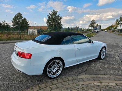 Gebraucht Audi A5 Cabriolet S-Line 179 PS (131 kW) 2012 Weiß Cabrio