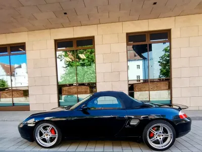Brugt Porsche Boxster 220 HK (161 kW) 2000 Blå Cabriolet