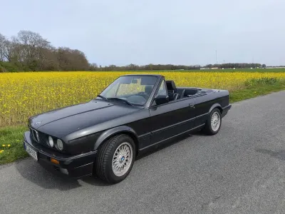 Gebraucht BMW 318 Cabriolet M Sport 113 PS (83 kW) 1991 Schwarz Cabrio