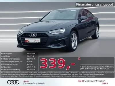 Gebraucht Audi A4 Advanced 204 PS (150 kW) 2022 Manhattangrau metallic Limousine