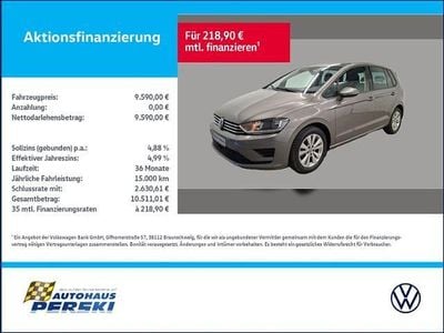 Grau Gebraucht 2014 VW Golf Sportsvan Comfortline Van / Kleinbus | 9.590 € (Fairer Preis)