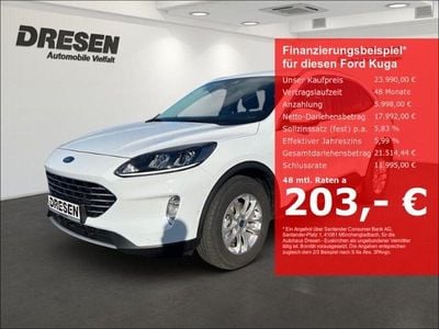 Weiss Gebraucht 2023 Ford Kuga Titanium SUV | 23.990 € (Fairer Preis)