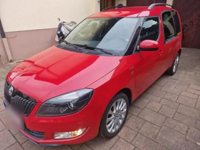 Gebraucht Skoda Roomster Best of 86 PS (63 kW) 2015 Rot Van / Kleinbus